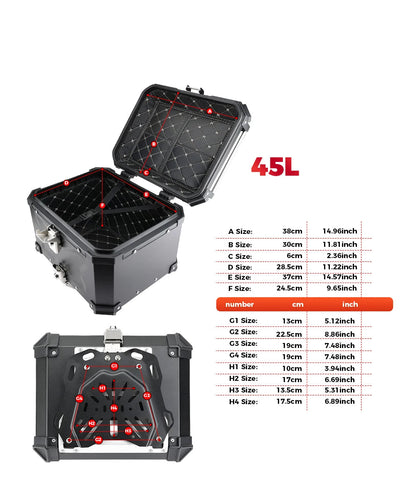 top case moto - Helmetix MXV 20