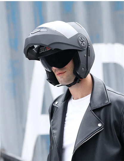 Casque moto modulable bluetooth - Helmetix B10