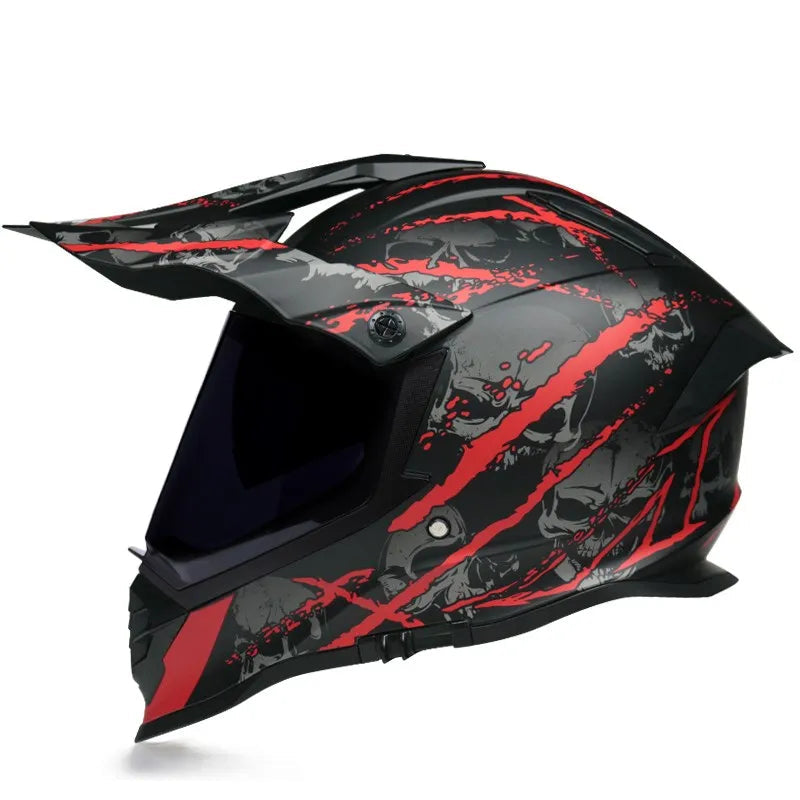 Casque moto cross femme - Helmetix LX 54