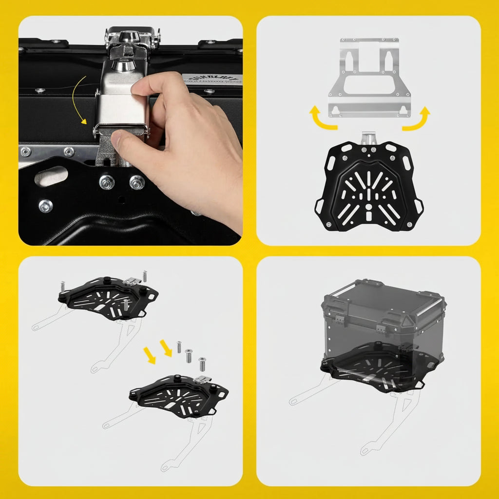 top case Yamaha,bmw... - Helmetix KFJ 69