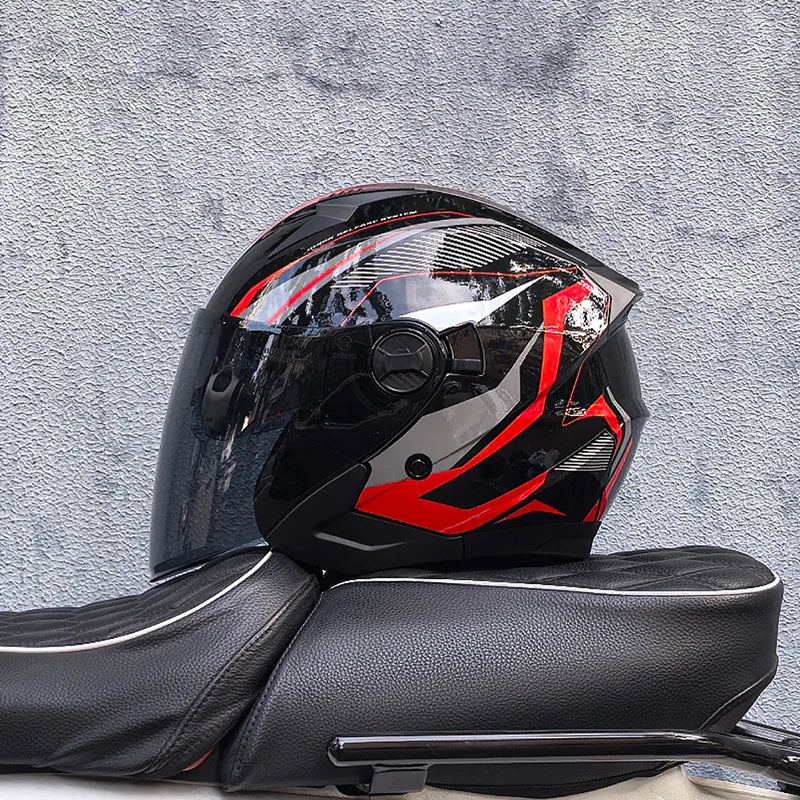Casque moto jet homme - Helmetix PS 98