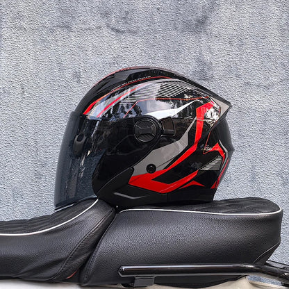 Casque moto jet homme - Helmetix PS 98