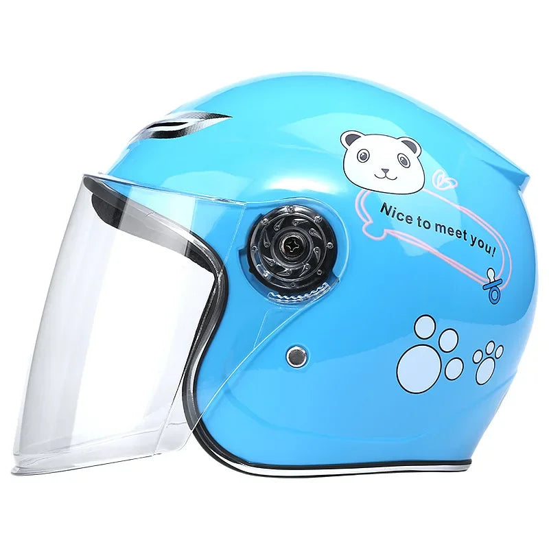 Casque moto enfant homologué - Helmetix RMJ 235