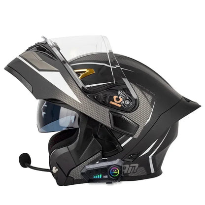 Casque moto modulable bluetooth intégré - HELMETIX B25