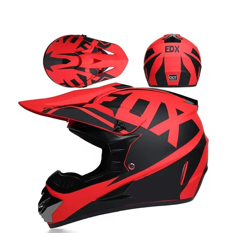 Casque moto cross enfant 6 ans - Helmetix RDX 75