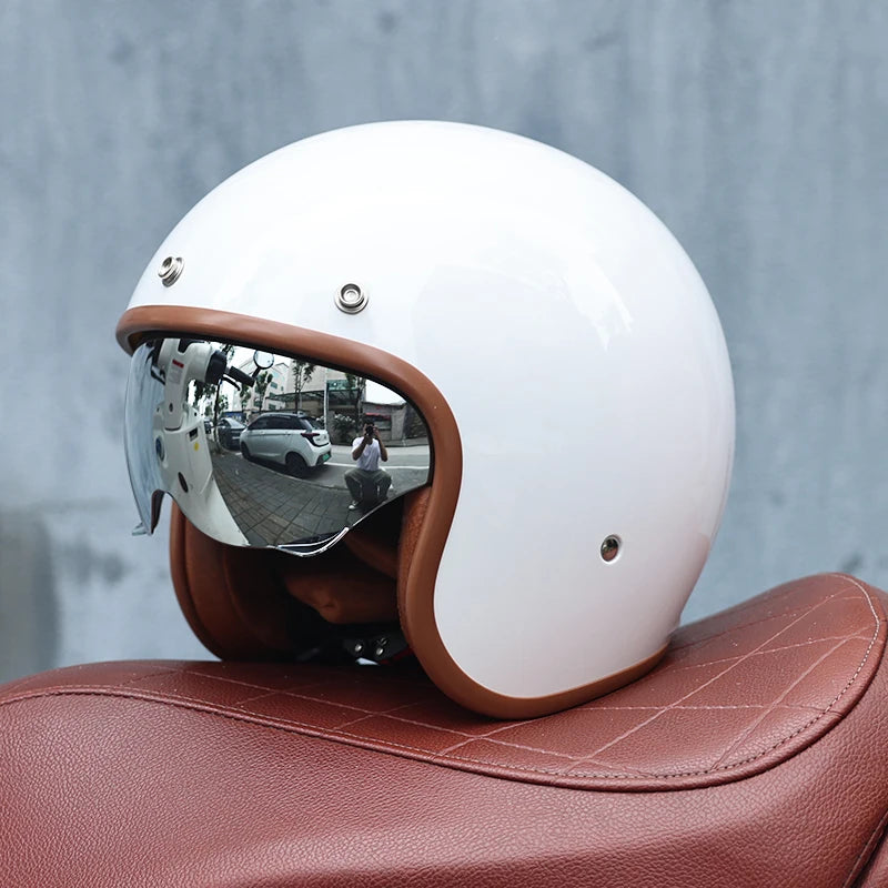Casque moto vintage femme - Helmetix BGX 788