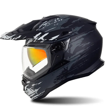 Casque moto cross homologué - Helmetix LXM 76