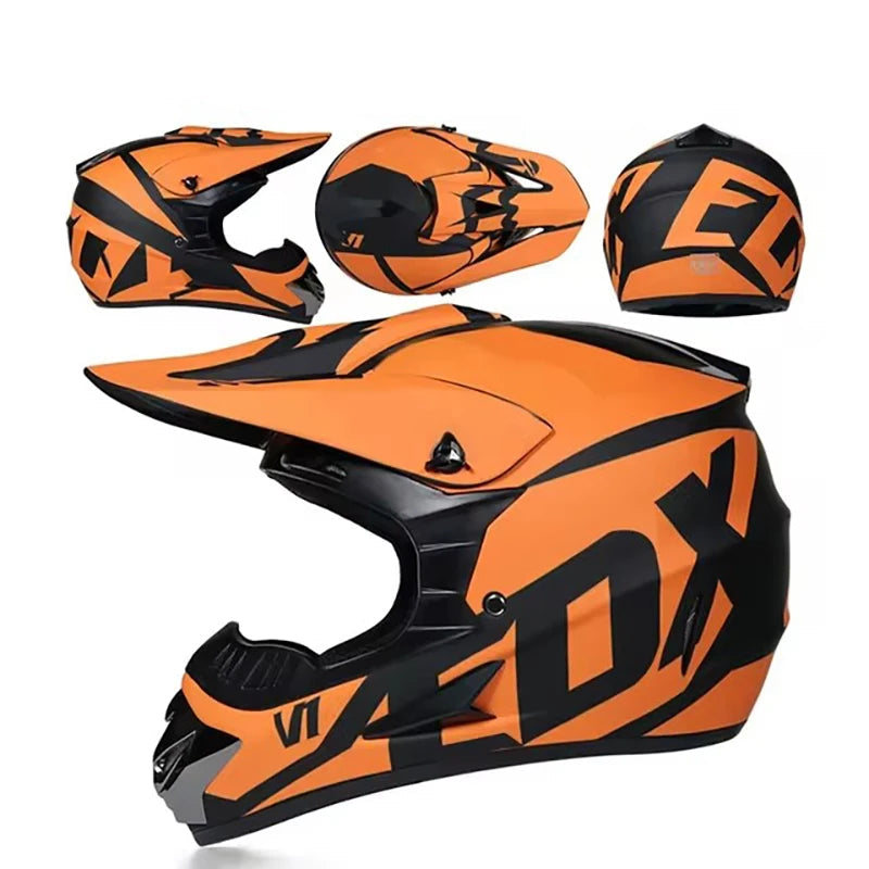Casque moto cross enfant 6 ans - Helmetix RDX 75