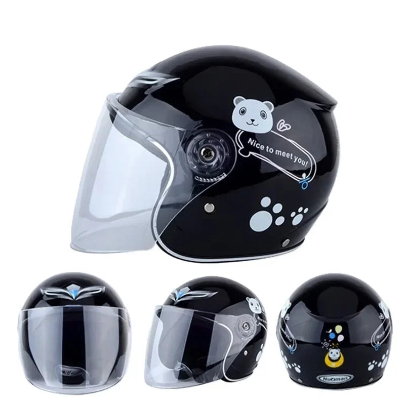 Casque moto enfant homologué - Helmetix RMJ 235