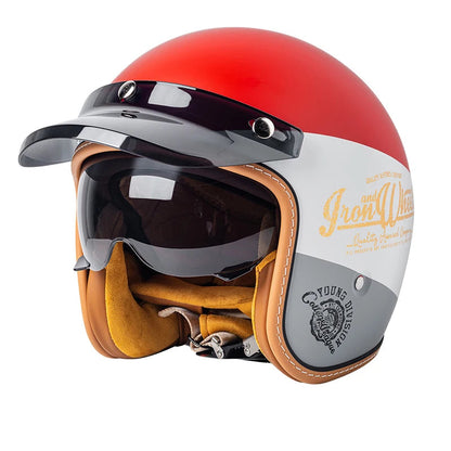 Casque moto jet avec casquette - Helmetix Vix 1734