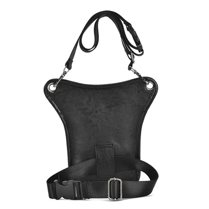 Sacoche de jambe moto cuir - Helmetix vyk 89