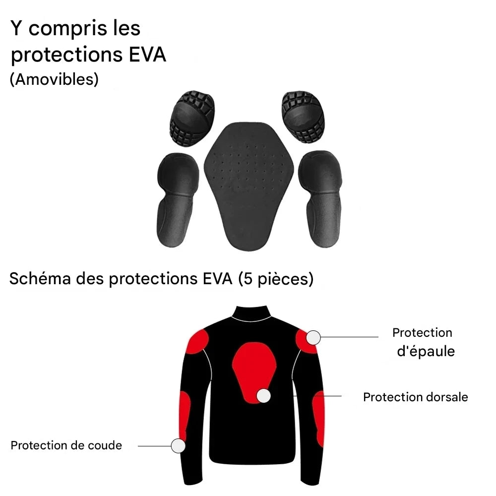 veste moto été légère homme - helmetix OPI 89