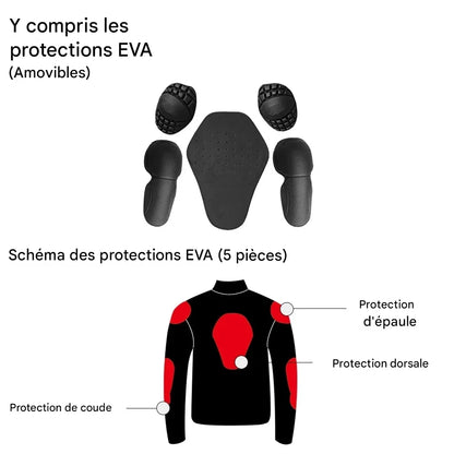 veste moto été légère homme - helmetix OPI 89