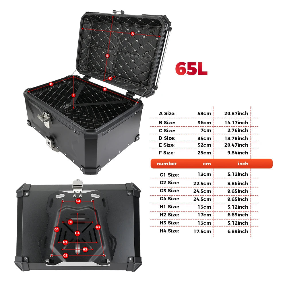 top case moto - Helmetix MXV 20