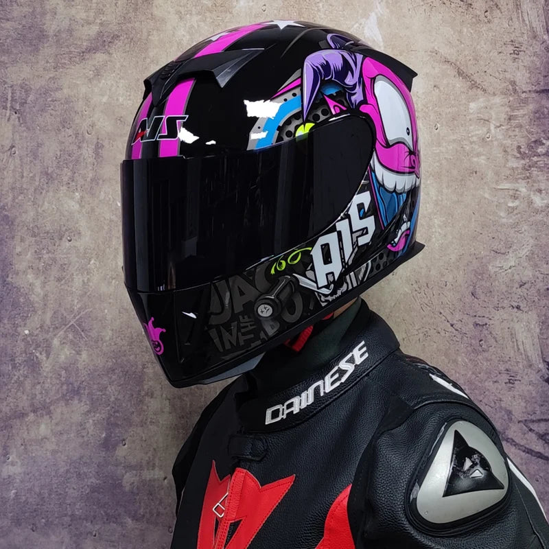 Casque intégral pour moto - Helmetix MX 254