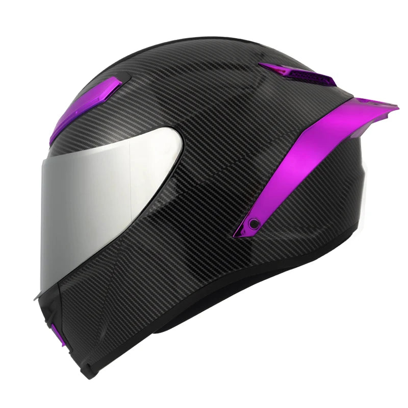Casque moto intégral carbone - Helmetix VIG 100