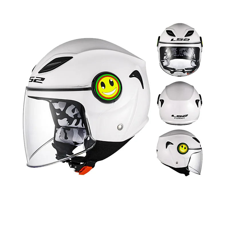 Casque moto enfant 50 cm - Helmetix JRK 34