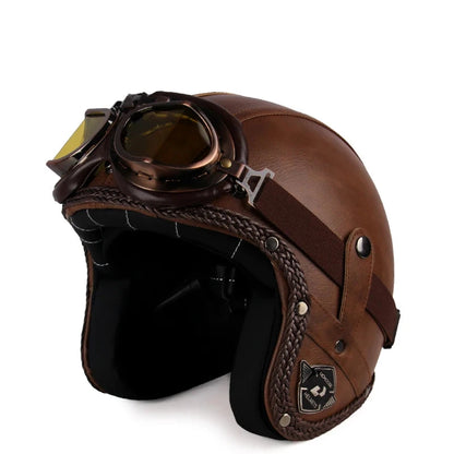 Casque moto jet vintage - Helmetix C800