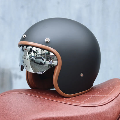 Casque moto vintage femme - Helmetix BGX 788