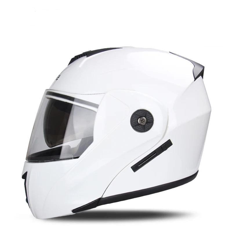 Casque moto blanc modulable - Helmetix WX 99