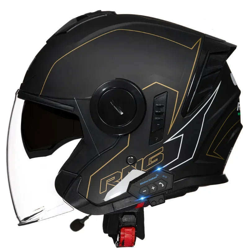 Casque moto jet bluetooth - Helmetix PSP 26