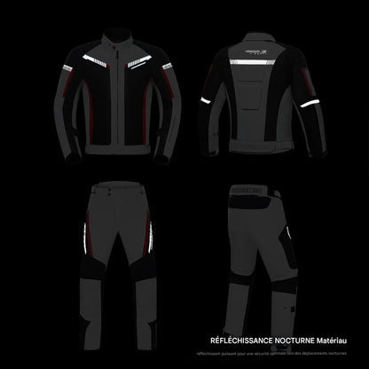 blouson hiver homme moto (protection) - helmetix HJK 168