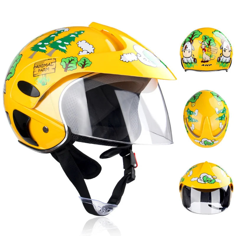 Casque moto enfant 3 ans - Helmetix SNB 26