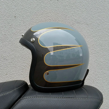 Casque moto style vintage - Helmetix TM 700
