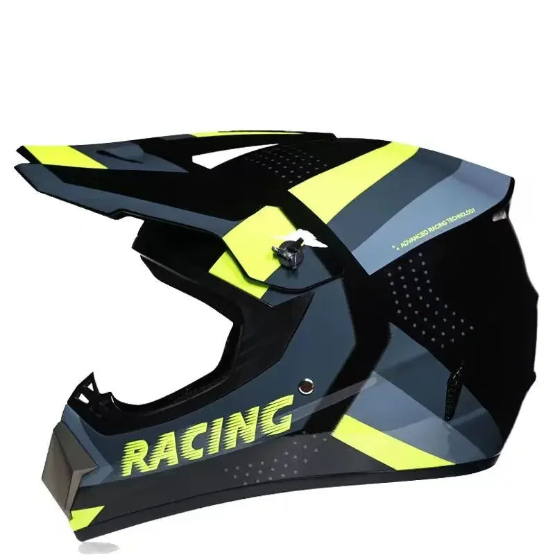 Casque moto enfant rouge - Helmetix RDS 93