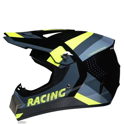 Casque moto enfant rouge - Helmetix RDS 93