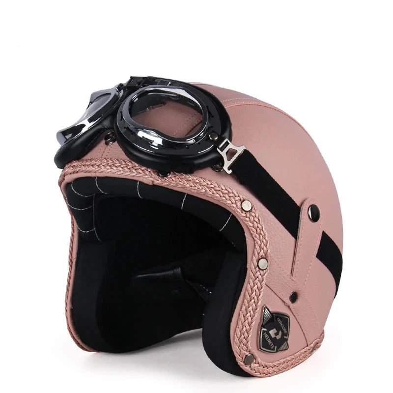 Casque moto jet vintage - Helmetix C800