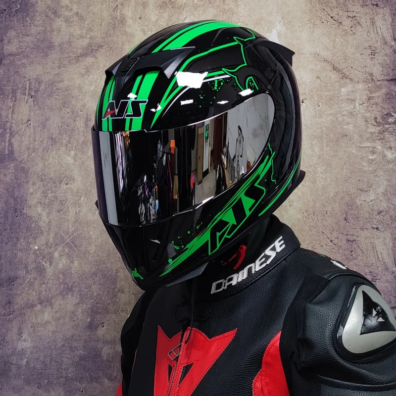 Casque intégral pour moto - Helmetix MX 254
