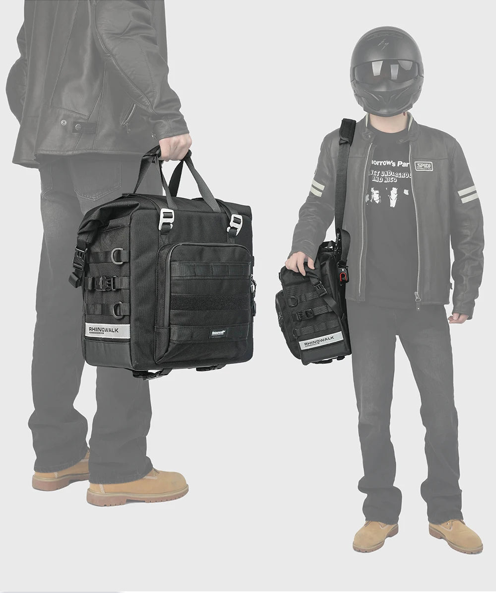 Sacoche moto cavalière (latérale) - Helmetix DBX 871