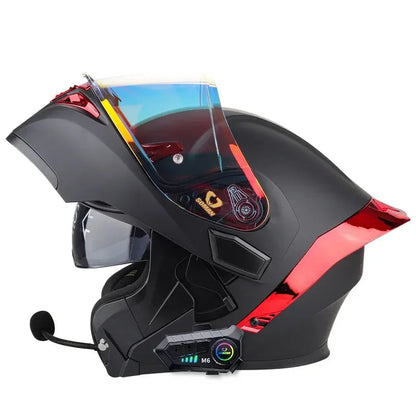 Casque moto modulable bluetooth intégré - HELMETIX B25