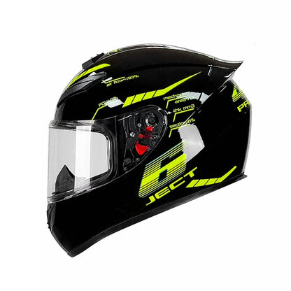 casque moto rouge intégrale - Helmetix PCX 456