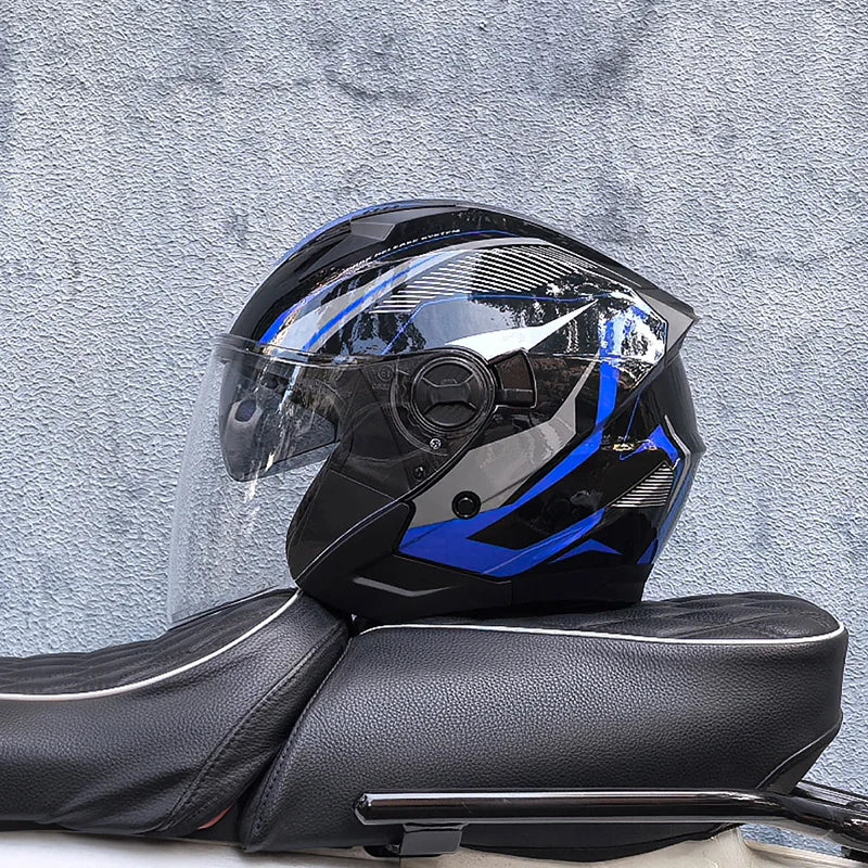 Casque moto jet homme - Helmetix PS 98