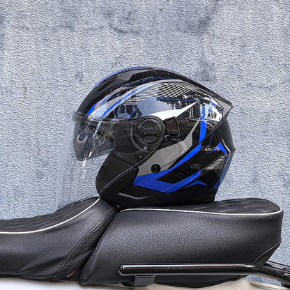 Casque moto jet homme - Helmetix PS 98