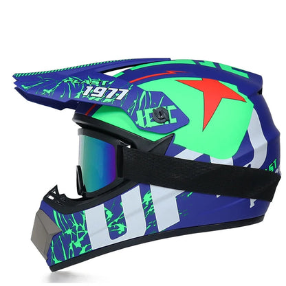 Casque moto cross enfant 10 ans / 8 ans - Helmetix RDX 69