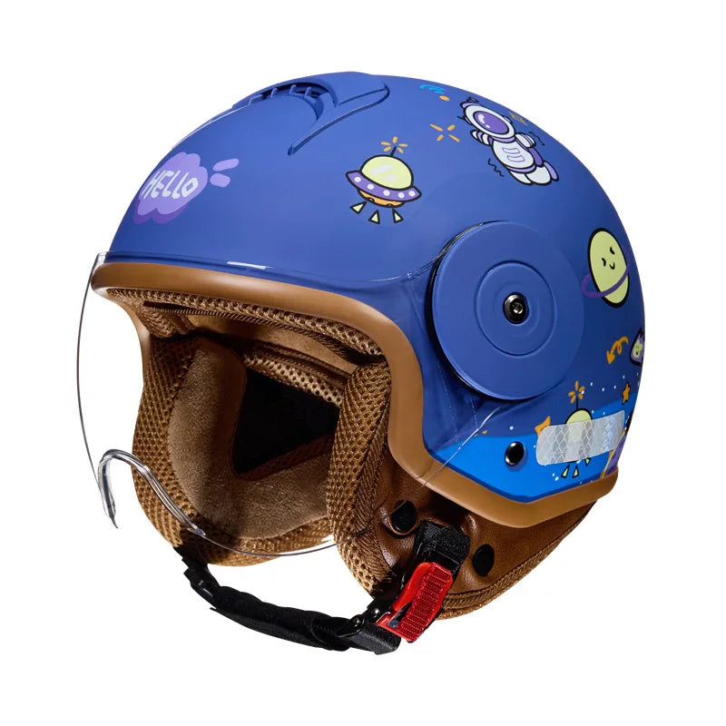 Casque moto enfant Fille / Garçon  - Helmetix PPM 12