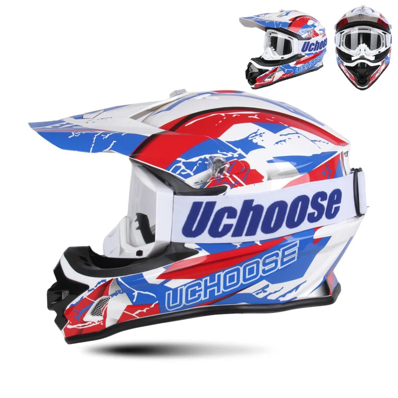 Casque moto cross noir - Helmetix MP 73