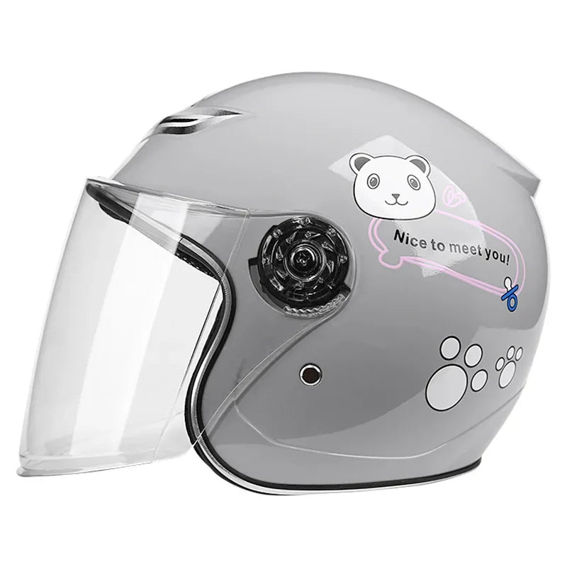 Casque moto enfant homologué - Helmetix RMJ 235