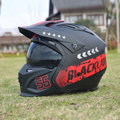 Casque moto cross vintage - HELMETIX VIX 1475