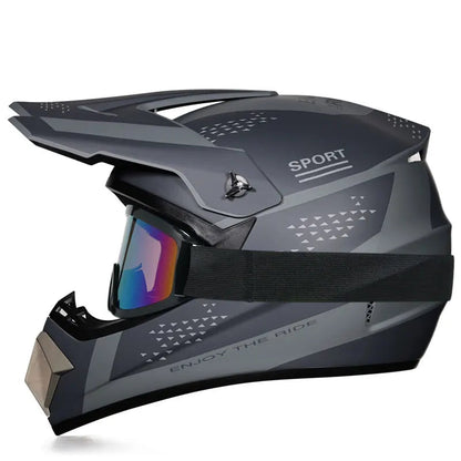Casque moto cross enfant 10 ans / 8 ans - Helmetix RDX 69