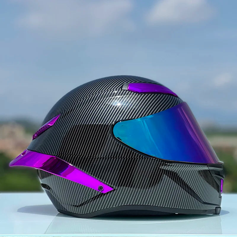 Casque moto intégral carbone - Helmetix VIG 100