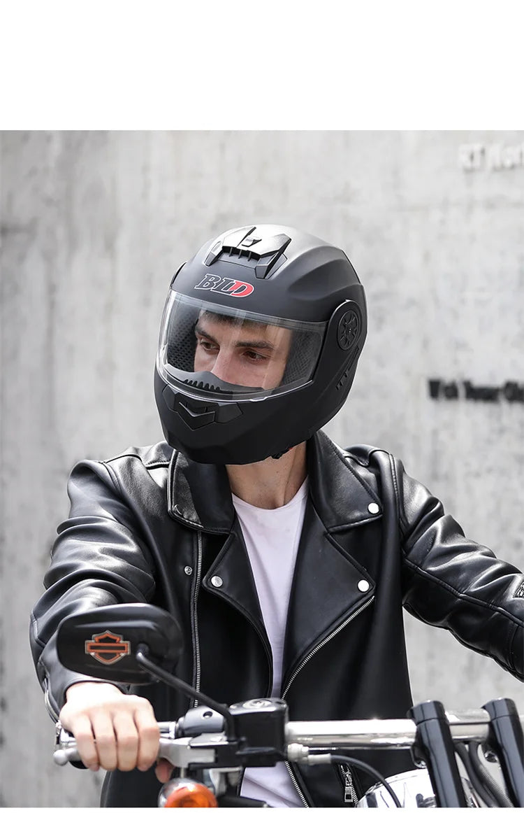 Casque moto modulable bluetooth - Helmetix B10