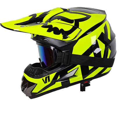 Casque moto cross rose - Helmetix SPX 88