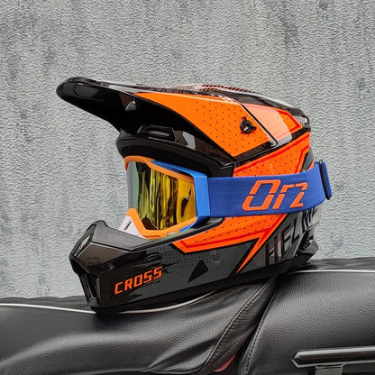 Casque moto cross blanc - Helmetix MP 92