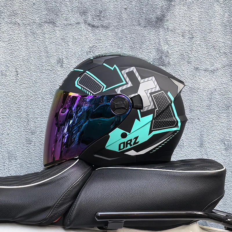 Casque moto jet homme - Helmetix PS 98