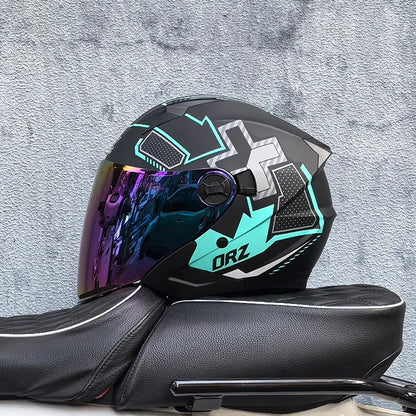 Casque moto jet homme - Helmetix PS 98