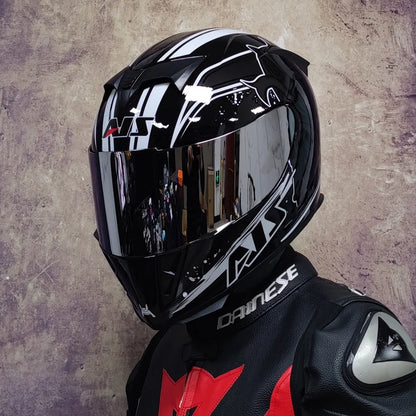 Casque intégral pour moto - Helmetix MX 254